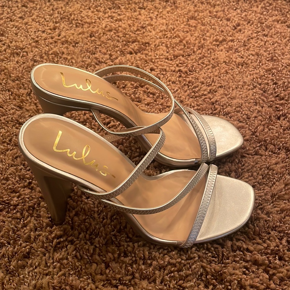 Lulus Silver Heels